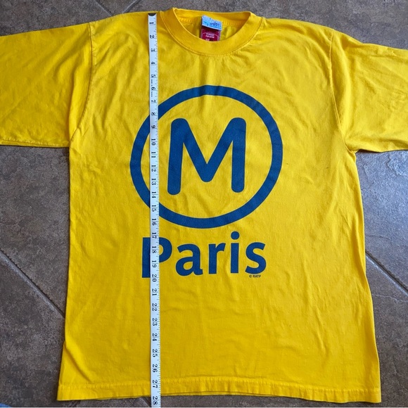 Never Worn- UNISEX -  Paris METRO sign - T-Shirt - Picture 10 of 13
